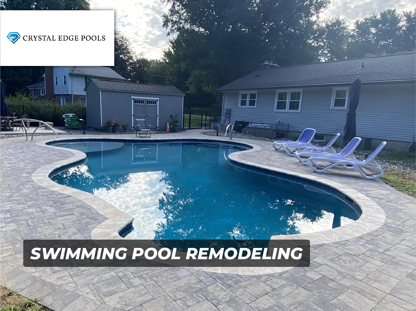 Modern Fiberglass Pool with Deck – Buffalo Gap